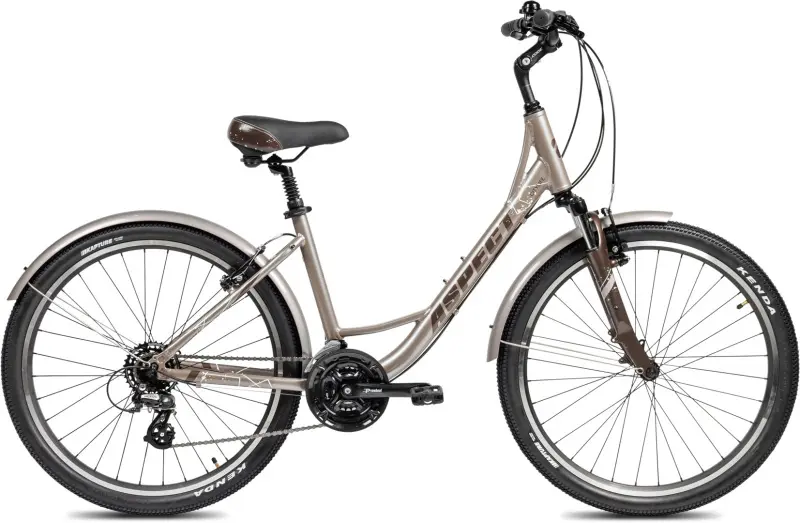 Велосипед Aspect Citylife бежево-коричневый (2023) от магазина Супер Спорт
