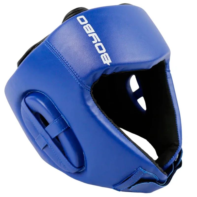 Шлем боксерский BoyBo TITAN IB-24 одобрены ФБ синий от магазина Супер Спорт