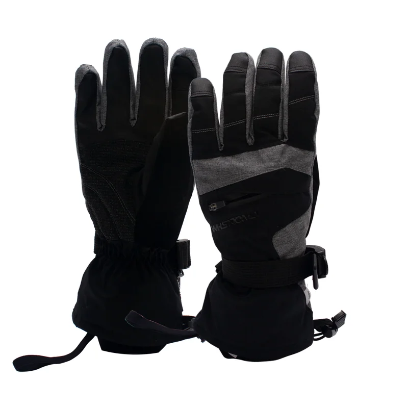 Перчатки WHSROMA мужские серый меланж 2303 от магазина Супер Спорт