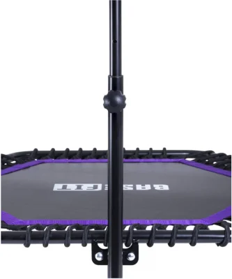 картинка Батут Basefit TR-401 122 см с держателем фиолетовый 