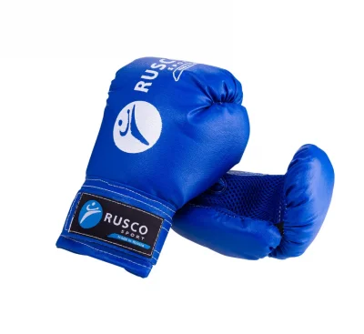 картинка Набор боксерский Rusco Sport для начинающих синий 6 OZ 
