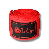 Бинт бокс INDIGO х/б нейлон красный 2,5м от магазина Супер Спорт