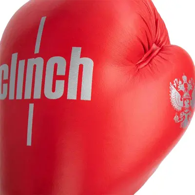 картинка Перчатки бокс Clinch Olimp Plus красные С155 