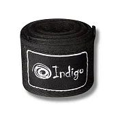 Бинт бокс INDIGO х/б нейлон черный 2,5м от магазина Супер Спорт